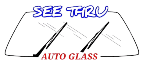 See Thru Auto Glass Akron Ohio logo – windshield and wiper icon for local auto glass, windshield, and mirror replacement services.